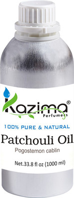 

KAZIMA Patchouli Essential Oil (1000ML) 100% Pure Natural & Undiluted For Skin care & Hair treatment(1000 ml)