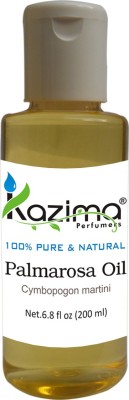 

KAZIMA Palmarosa Essential Oil (200ML) 100% Pure Natural & Undiluted For Skin care & Hair treatment(200 ml)