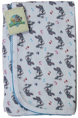 

Cradle Togs Cotton Crib, Single Cartoon Bedsheet(Pack of 1, White, Turquoise), Turquoise;white