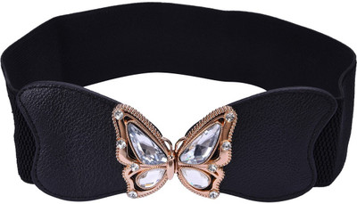 

Stylehoops Women Party Black Fabric Belt