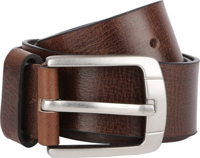 

Flying Machine Men Casual Brown Genuine Leather Belt