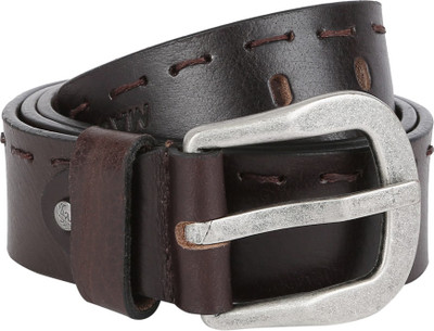 

Flying Machine Men Casual Brown Genuine Leather Belt