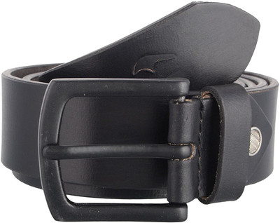 

garvan Men Casual Black Genuine Leather Belt