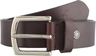 

GARVAN Men Casual Brown Genuine Leather Belt, Dark brown