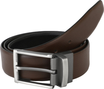 

Leather Giant Men Formal Brown Genuine Leather Reversible Belt