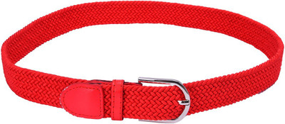 

Stylehoops Men & Women Casual Red Fabric Belt