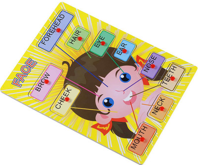

vivir Girl Face Parts Board Game