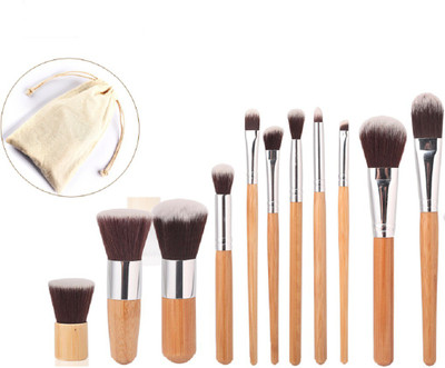 

Aeoss 1PC Eyebrow Comb + 11 PCS Cosmetic Makeup Brushes Set Kit +1 PC String Makeup Bag Beauty Make Up Tool(Pack of 12)