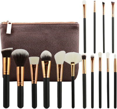 

Aeoss 15 PCS ROSE GOLDEN COMPLETE MAKEUP BRUSH SET Professional Luxury Set Make Up Tools Kit Powder Blending brushes(Pack of 15)