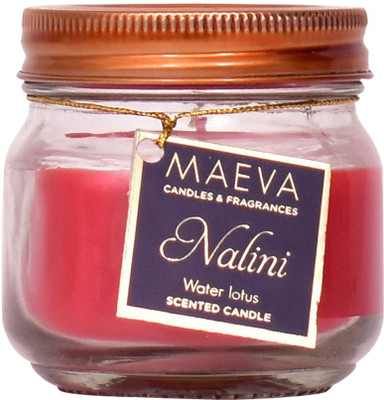

MAEVA NALINI SMALL MASON JAR SCENTED CANDLE Candle(Red, Pack of 1)