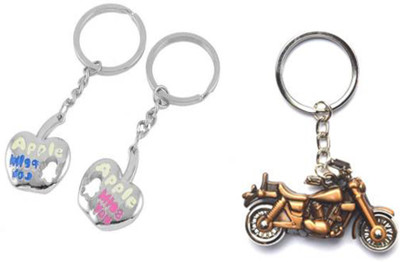 

MGP Fashion Attractive,God,couple,love,cartton,locking,Trendy Love Girl Boy Family Gift Metal Key Chain Combo No.403 Key Chain(Multicolor)