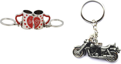 

MGP Fashion Attractive,God,couple,love,cartton,locking,Trendy Love Girl Boy Family Gift Metal Key Chain Combo No.434 Key Chain(Multicolor)