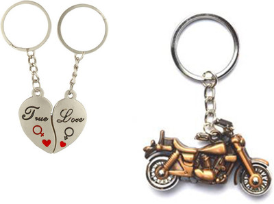 

MGP Fashion Attractive,God,couple,love,cartton,locking,Trendy Love Girl Boy Family Gift Metal Key Chain Combo No.384 Key Chain(Multicolor)