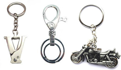 

MGP Fashion Love couple romentic gift girl boy family Trendy Gift Metallic Key Chain Combo No.507 Key Chain(Multicolor)