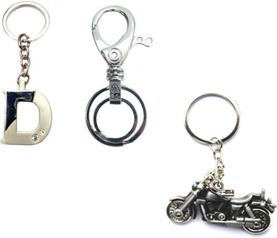 

MGP Fashion Love couple romentic gift girl boy family Trendy Gift Metallic Key Chain Combo No.493 Key Chain(Multicolor)