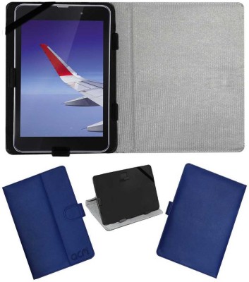 ACM Flip Cover for iBall Slide Wings 8 inch Leather Flip Case(Blue, Pack of: 1)