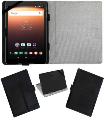 ACM Flip Cover for Alcatel A3 10 10 inch Leather Flip Case(Black, Pack of: 1)
