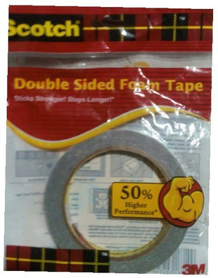 3M tape - foam type (Manual)(Set of 1, White) available at flipkart for Rs.180