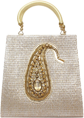 

Bagaholics Casual Gold Clutch