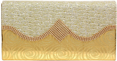 

Bagaholics Casual Gold Clutch