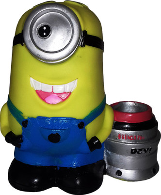 

kidoz kingdom MINION PIGGY BANK WITH STAND Coin Bank(Multicolor)