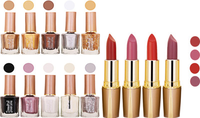 

Aroma Care Wholesale Rate Combo Of Nail Polish And RG Lipstick 87(Set of 2)