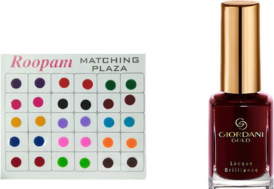 

Oriflame Sweden Bindi with Giordani Gold Lacque Brilliance nail polish-noble burgundy(11ml)(Set of 2)