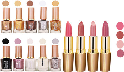 

Aroma Care Wholesale Rate Combo Of Nail Polish And RG Lipstick 51(Set of 2)