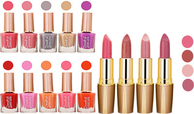 

Aroma Care Wholesale Rate Combo Of Nail Polish And RG Lipstick 47(Set of 2)
