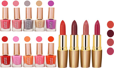 

Aroma Care Wholesale Rate Combo Of Nail Polish And RG Lipstick 38(Set of 2)