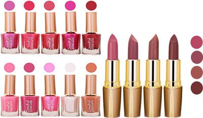 Aroma Care Wholesale Rate Combo Of Nail Polish And RG Lipstick 25(Set of 2)