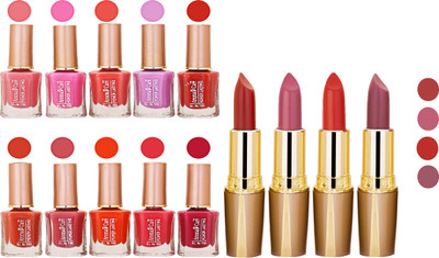 

Aroma Care Wholesale Rate Combo Of Nail Polish And RG Lipstick 84(Set of 2)