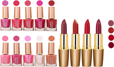 

Aroma Care Wholesale Rate Combo Of Nail Polish And RG Lipstick 70(Set of 2)