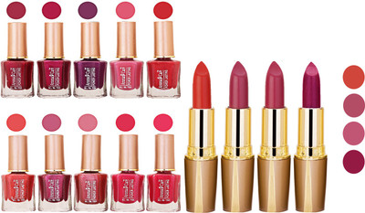 

Aroma Care Wholesale Rate Combo Of Nail Polish And RG Lipstick 98(Set of 2)