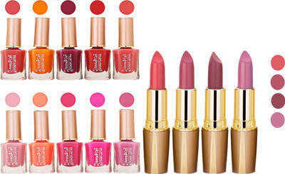 

Aroma Care Wholesale Rate Combo Of Nail Polish And RG Lipstick 81(Set of 2)
