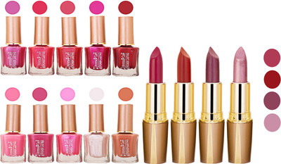 

Aroma Care Wholesale Rate Combo Of Nail Polish And RG Lipstick 16(Set of 2)