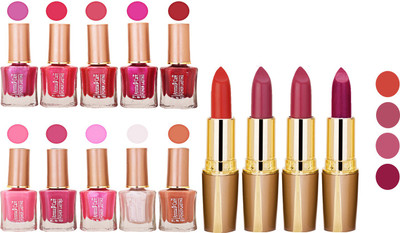 

Aroma Care Wholesale Rate Combo Of Nail Polish And RG Lipstick 97(Set of 2)