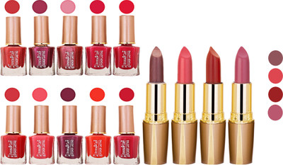 

Aroma Care Wholesale Rate Combo Of Nail Polish And RG Lipstick 58(Set of 2)