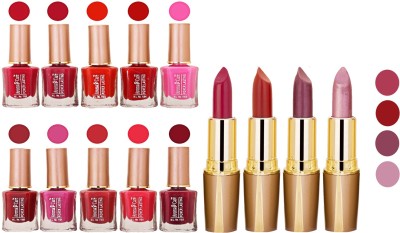 

Aroma Care Wholesale Rate Combo Of Nail Polish And RG Lipstick 14(Set of 2)