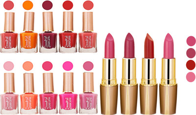 

Aroma Care Wholesale Rate Combo Of Nail Polish And RG Lipstick 108(Set of 2)