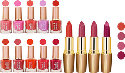 

Aroma Care Wholesale Rate Combo Of Nail Polish And RG Lipstick 93(Set of 2)