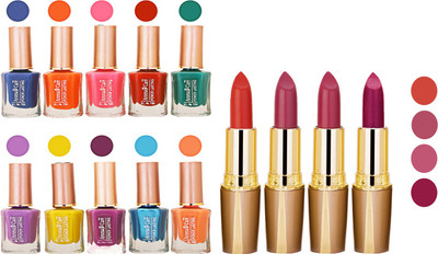 Aroma Care Wholesale Rate Combo Of Nail Polish And RG Lipstick 91(Set of 2)