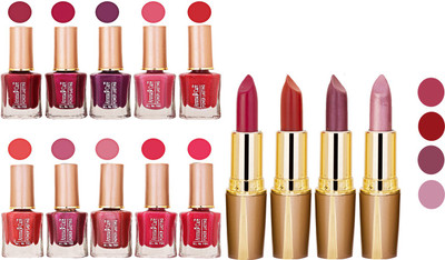 

Aroma Care Wholesale Rate Combo Of Nail Polish And RG Lipstick 17(Set of 2)