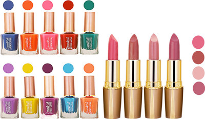 

Aroma Care Wholesale Rate Combo Of Nail Polish And RG Lipstick 46(Set of 2)
