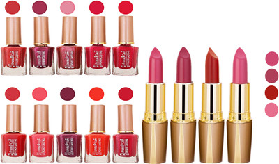 

Aroma Care Wholesale Rate Combo Of Nail Polish And RG Lipstick 103(Set of 2)