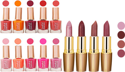

Aroma Care Wholesale Rate Combo Of Nail Polish And RG Lipstick 09(Set of 2)