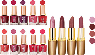

Aroma Care Wholesale Rate Combo Of Nail Polish And RG Lipstick 08(Set of 2)