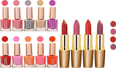 

Aroma Care Wholesale Rate Combo Of Nail Polish And RG Lipstick 83(Set of 2)