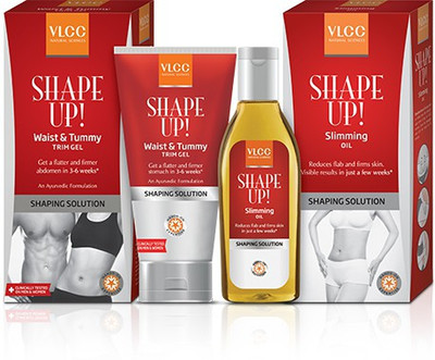 

VLCC "VLCC Shape Up (Slimming Oil 100ml+Waist and Tummy trim Gel 100gm) "(Set of 1)