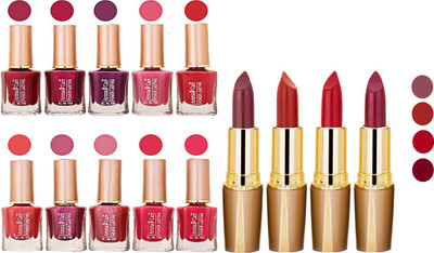 

Aroma Care Wholesale Rate Combo Of Nail Polish And RG Lipstick 71(Set of 2)